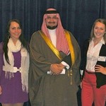 National Model Arab League photo of 3 people